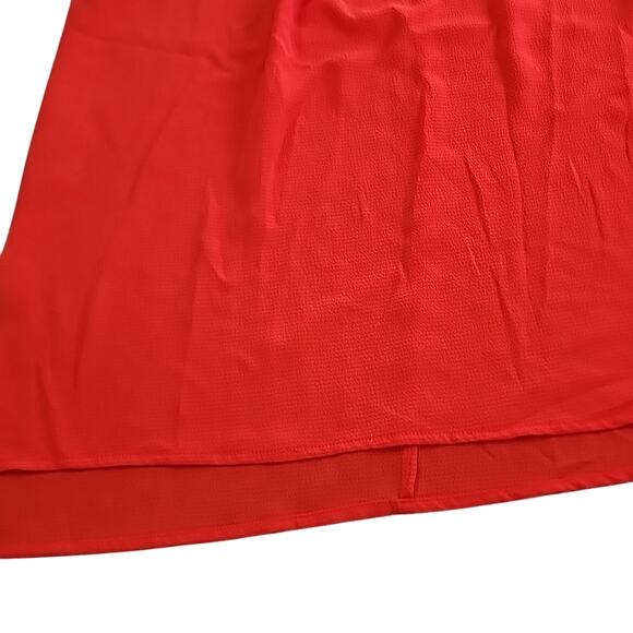 Candies Red Spaghetti Strap Tank with Back Keyhole, M - Picture 4 of 8